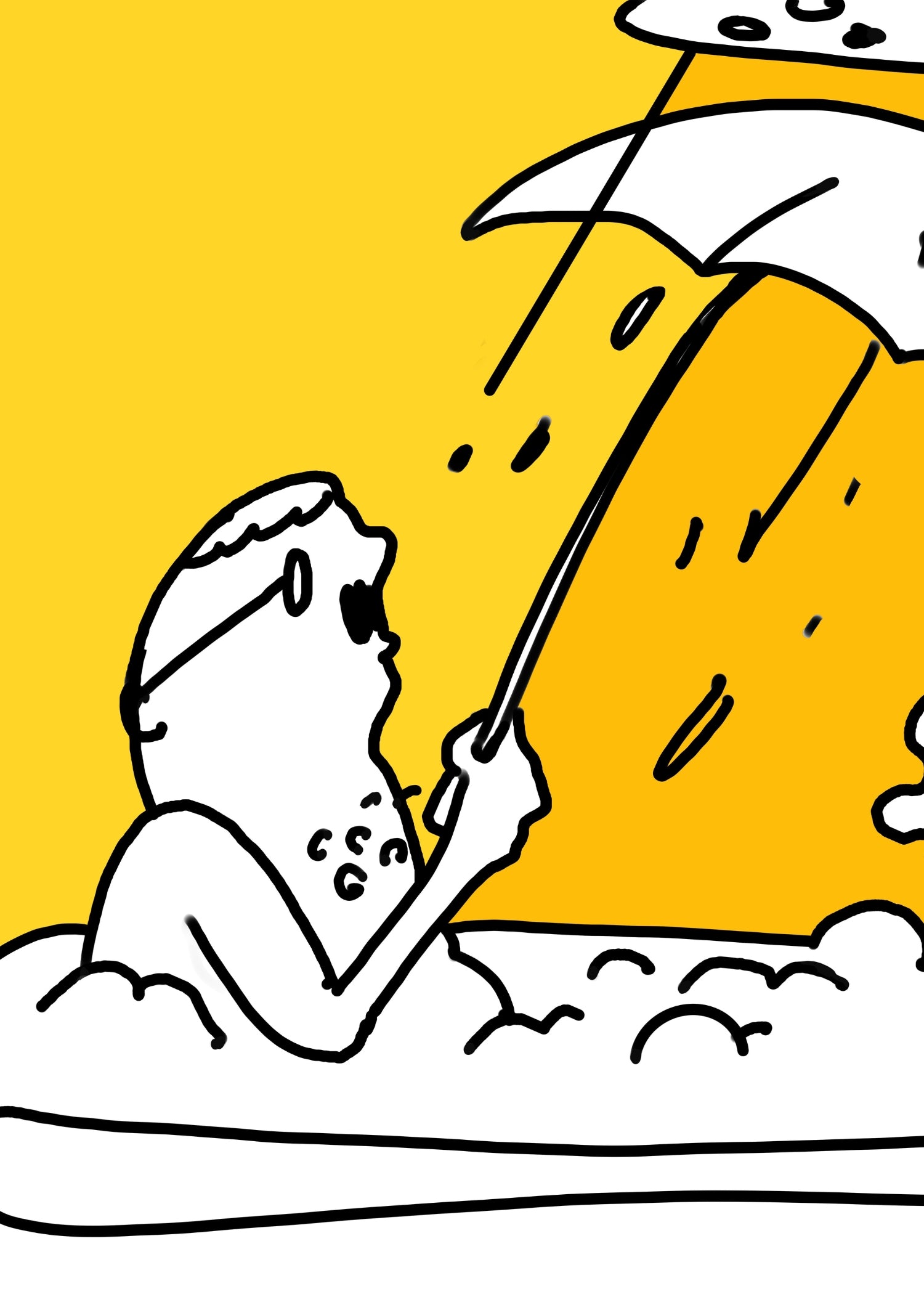 NEW Collection | Los Bañeros. Limited Edition Art Print, 16 × 20 inches.